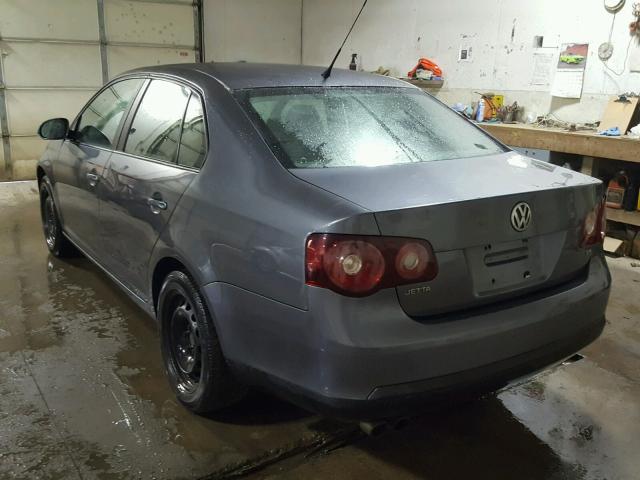 3VWHM71K39M063813 - 2009 VOLKSWAGEN JETTA S GRAY photo 3