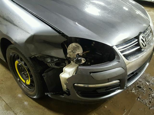 3VWHM71K39M063813 - 2009 VOLKSWAGEN JETTA S 灰色 照片 9