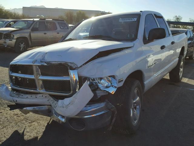 1D7HA18N24J266020 - 2004 DODGE RAM 1500 S WHITE photo 2