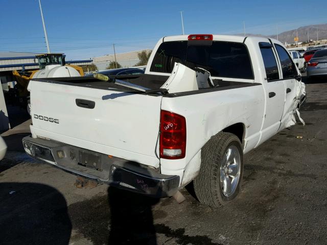 1D7HA18N24J266020 - 2004 DODGE RAM 1500 S WHITE photo 4