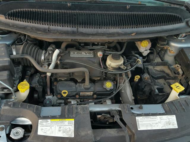 2D4GP44L65R441038 - 2005 DODGE GRAND CARA BLUE photo 7