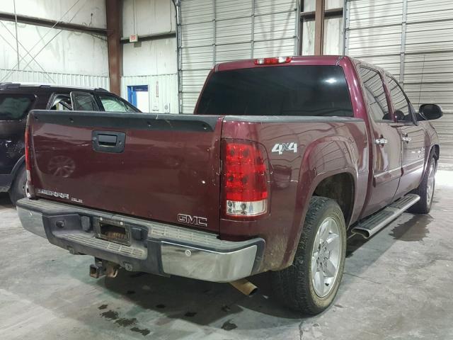 3GTP2VE7XDG190354 - 2013 GMC SIERRA K15 BURGUNDY photo 4