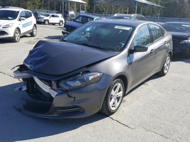 1C3CDFBA1GD694361 - 2016 DODGE DART SXT GRAY photo 2