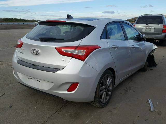 KMHD35LH2GU300063 - 2016 HYUNDAI ELANTRA GT SILVER photo 4