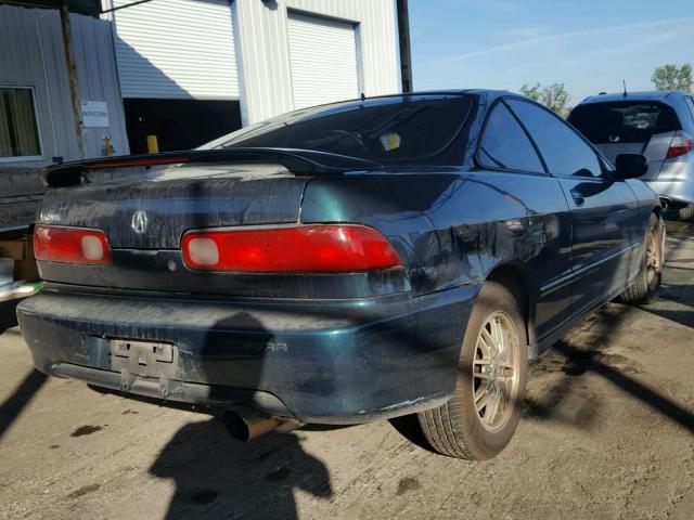 JH4DC4460WS019612 - 1998 ACURA INTEGRA GS GREEN photo 4