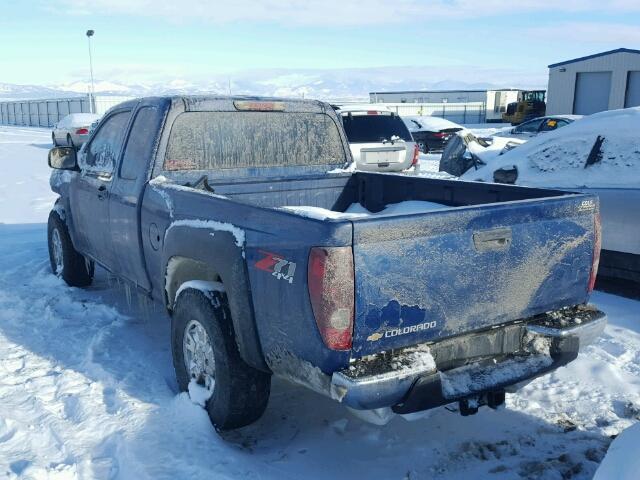 1GCDT196358232168 - 2005 CHEVROLET COLORADO BLUE photo 3