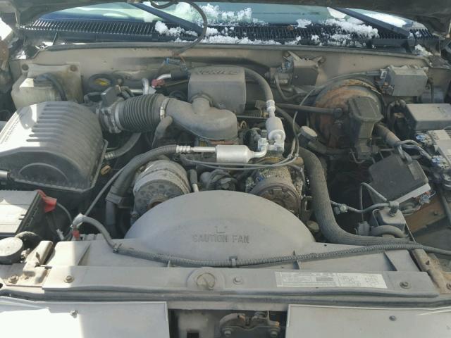 1GYEK63R6YR191535 - 2000 CADILLAC ESCALADE L TAN photo 7