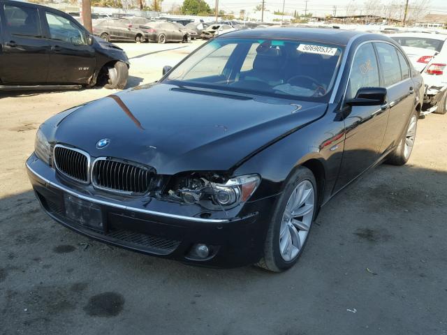 WBAHN83507DT72254 - 2007 BMW 750 BLACK photo 2