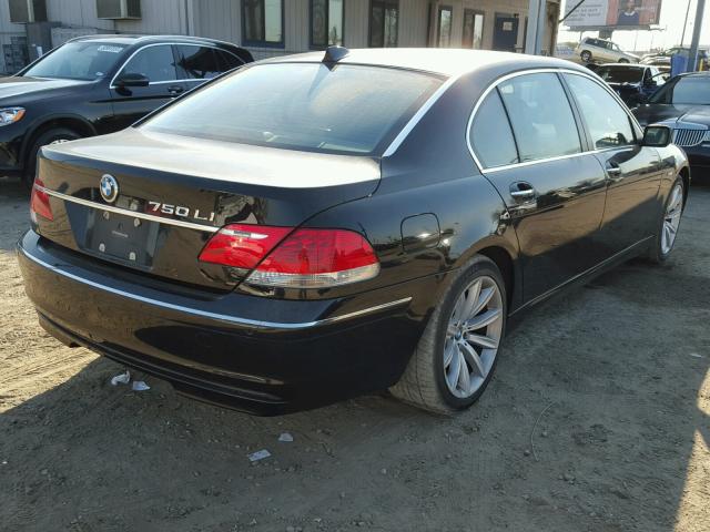 WBAHN83507DT72254 - 2007 BMW 750 BLACK photo 4