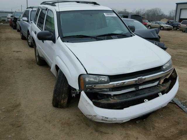 1GNDT13S682216924 - 2008 CHEVROLET TRAILBLAZE WHITE photo 1