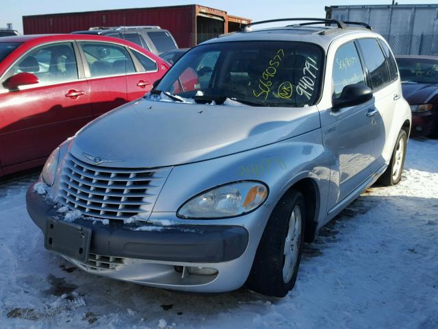 3C8FY4BBX1T270381 - 2001 CHRYSLER PT CRUISER SILVER photo 2