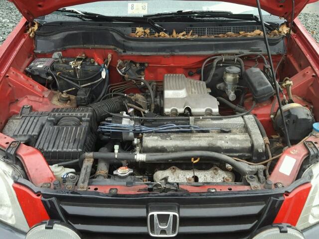 JHLRD1860XC071687 - 1999 HONDA CR-V EX RED photo 7