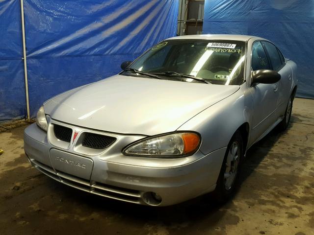 1G2NE52F64M571775 - 2004 PONTIAC GRAND AM S SILVER photo 2