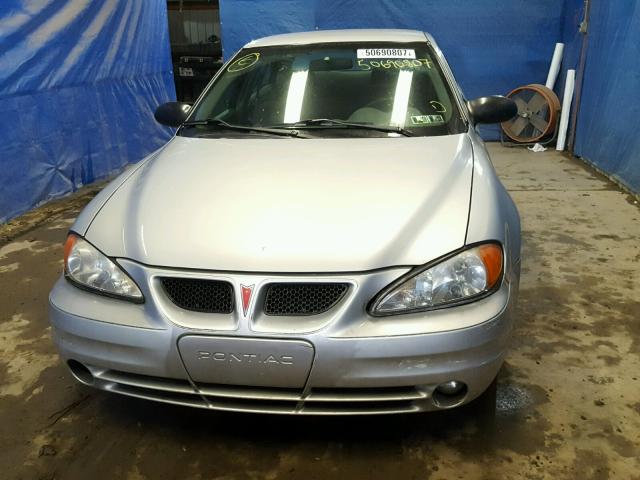 1G2NE52F64M571775 - 2004 PONTIAC GRAND AM S SILVER photo 9