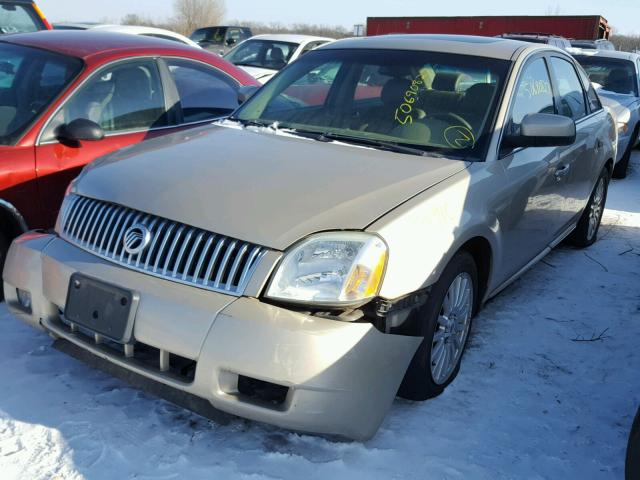 1MEFM42136G619282 - 2006 MERCURY MONTEGO PR GOLD photo 2