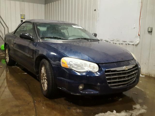 1C3EL55R55N618933 - 2005 CHRYSLER SEBRING TO BLUE photo 1