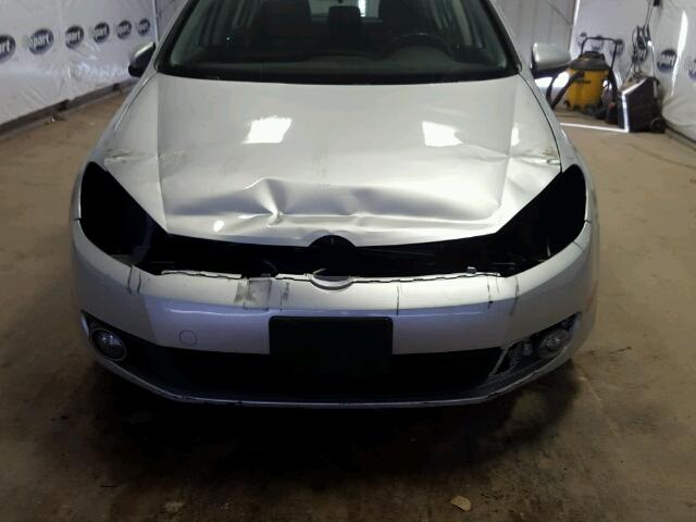 WVWDM7AJ6EW004077 - 2014 VOLKSWAGEN GOLF 银色 照片 9
