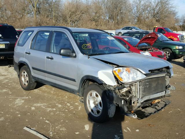 JHLRD78525C055711 - 2005 HONDA CR-V LX SILVER photo 1