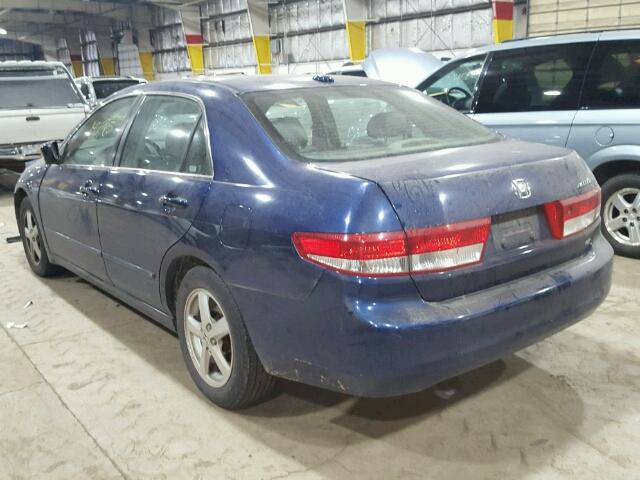 JHMCM56884C034878 - 2004 HONDA ACCORD EX BLUE photo 3