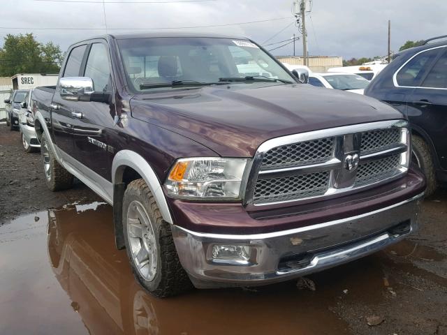 1C6RD7NT2CS285212 - 2012 DODGE RAM 1500 L MAROON photo 1