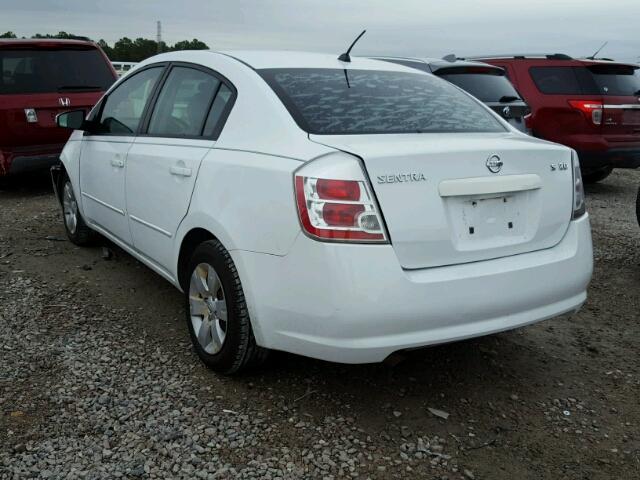 3N1AB61E99L651724 - 2009 NISSAN SENTRA 2.0 WHITE photo 3