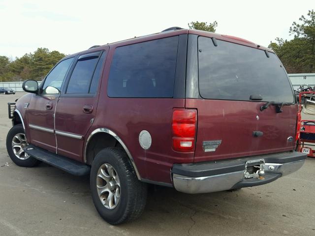 1FMRU1663YLB26081 - 2000 FORD EXPEDITION MAROON photo 3