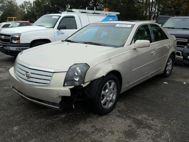 1G6DP577870173775 - 2007 CADILLAC CTS HI FEA BEIGE photo 2