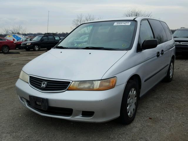 2HKRL18561H517814 - 2001 HONDA ODYSSEY LX SILVER photo 2