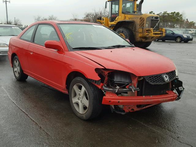 1HGEM22995L043101 - 2005 HONDA CIVIC EX RED photo 1