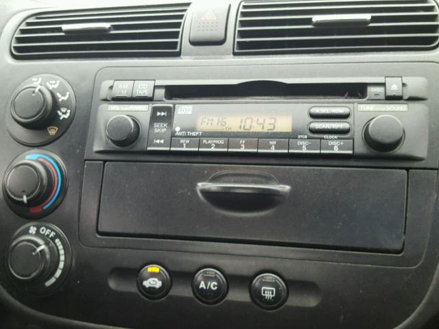 1HGEM22995L043101 - 2005 HONDA CIVIC EX 红色 照片 9