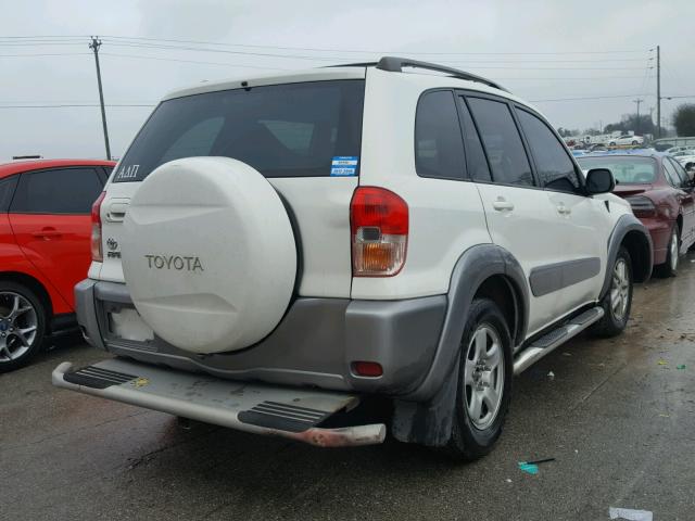 JTEGH20V210030158 - 2001 TOYOTA RAV4 WHITE photo 4