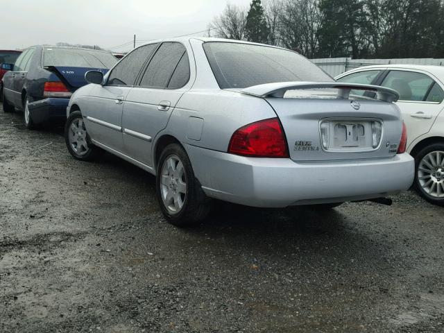 3N1CB51D36L507429 - 2006 NISSAN SENTRA 1.8 SILVER photo 3