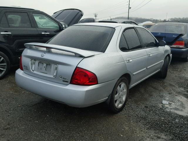 3N1CB51D36L507429 - 2006 NISSAN SENTRA 1.8 SILVER photo 4