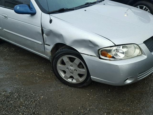 3N1CB51D36L507429 - 2006 NISSAN SENTRA 1.8 SILVER photo 9