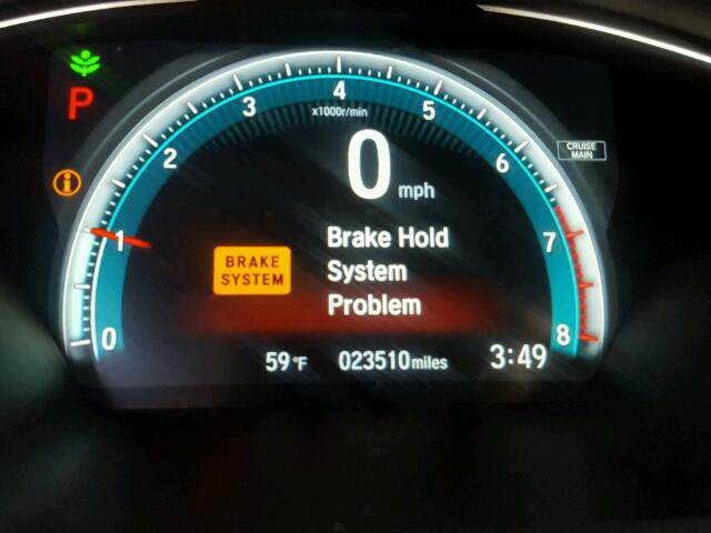 19XFC2F75GE047608 - 2016 HONDA CIVIC EX შავი ფოტო 8