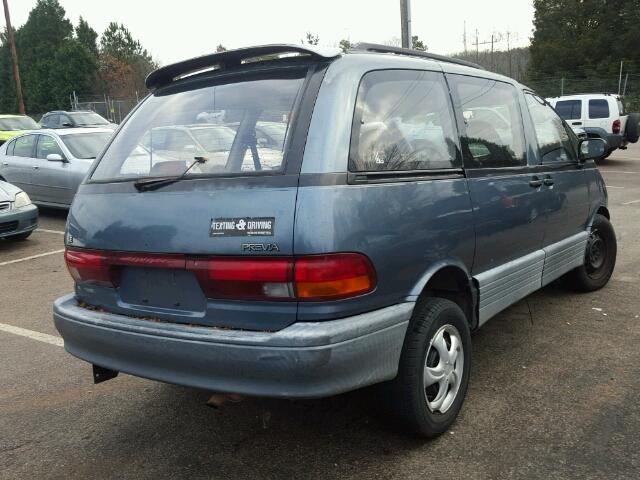 JT3AC12R2N1012525 - 1992 TOYOTA PREVIA LE BLUE photo 4