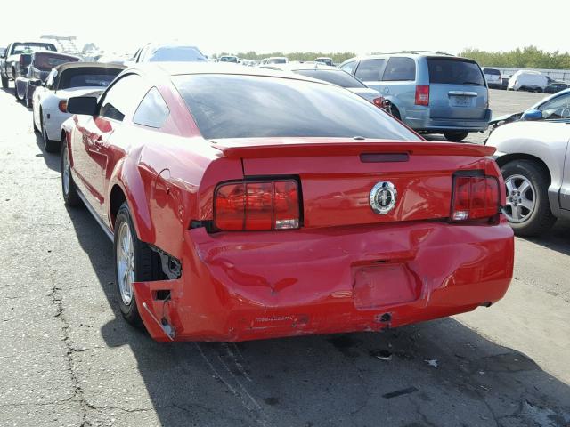 1ZVFT80N075311031 - 2007 FORD MUSTANG RED photo 3