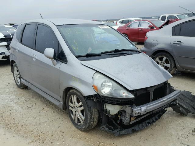 JHMGD386X8S050156 - 2008 HONDA FIT SPORT SILVER photo 1