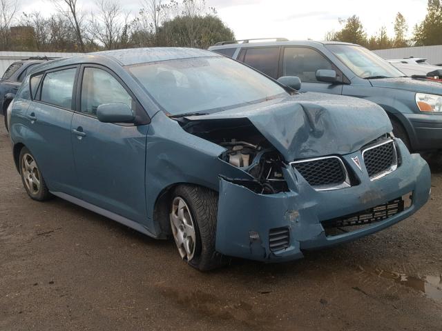 5Y2SP67839Z422582 - 2009 PONTIAC VIBE BLUE photo 1