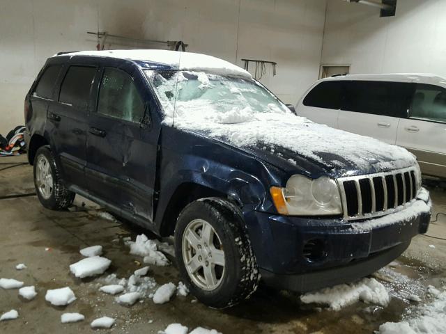 1J4GR48K45C514810 - 2005 JEEP GRAND CHER BLUE photo 1