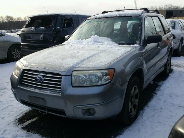 JF1SG63677G714707 - 2007 SUBARU FORESTER 2 SILVER photo 2