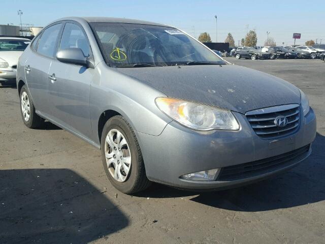 KMHDU4AD1AU882896 - 2010 HYUNDAI ELANTRA BL GRAY photo 1