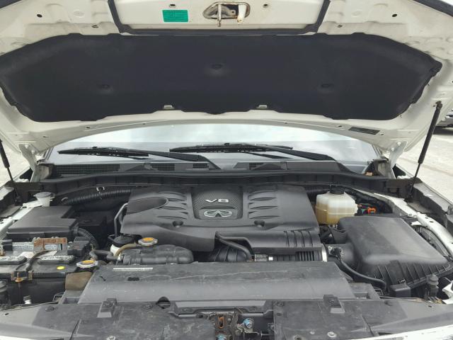 JN8AZ2NE6F9080195 - 2015 INFINITI QX80 WHITE photo 7