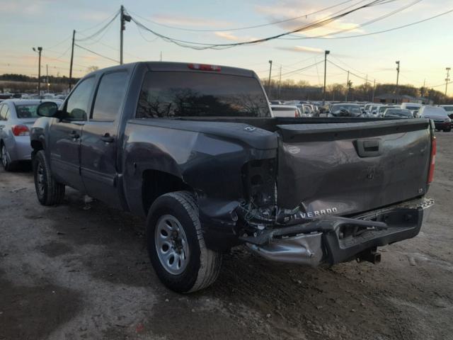 3GCPKREA2BG139365 - 2011 CHEVROLET SILVERADO GRAY photo 3