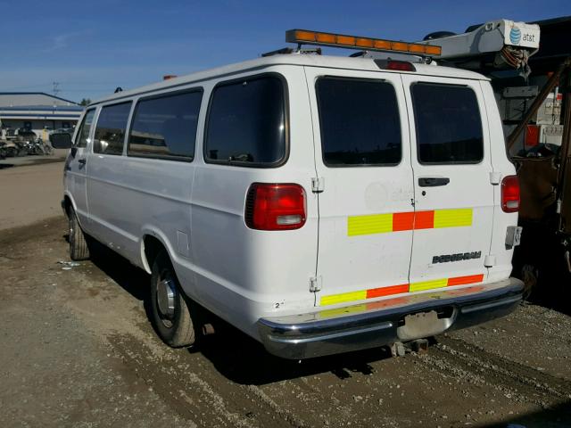 2B4KB35Z9RK546882 - 1994 DODGE RAM WAGON WHITE photo 3