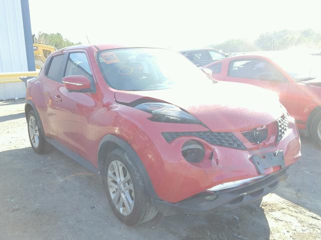 JN8AF5MRXFT513566 - 2015 NISSAN JUKE S RED photo 1