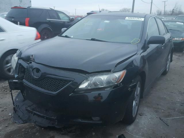 4T1BE46K99U826065 - 2009 TOYOTA CAMRY BASE BLACK photo 2