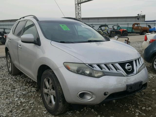 JN8AZ18WX9W201525 - 2009 NISSAN MURANO S SILVER photo 1