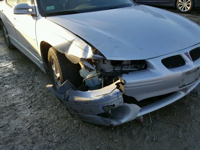 1G2WP52K43F104689 - 2003 PONTIAC GRAND PRIX SILVER photo 9