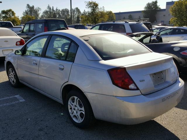 1G8AJ52F64Z169418 - 2004 SATURN ION LEVEL SILVER photo 3